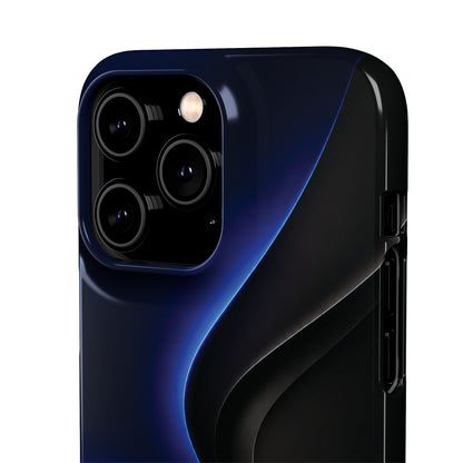 Phone Case — Nexora Blue Wave Matte Snap Case