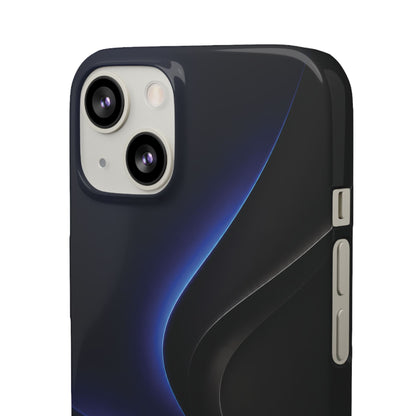 Phone Case — Nexora Blue Wave Matte Snap Case