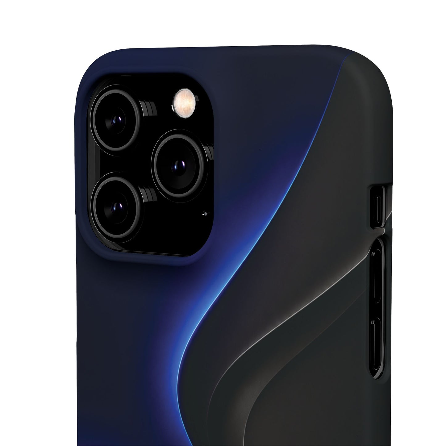 Phone Case — Nexora Blue Wave Matte Snap Case