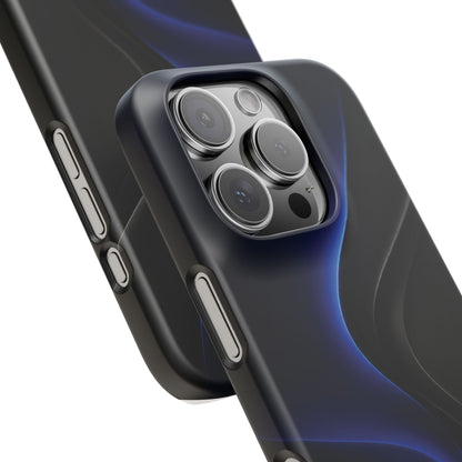 Phone Case — Nexora Blue Wave Matte Snap Case