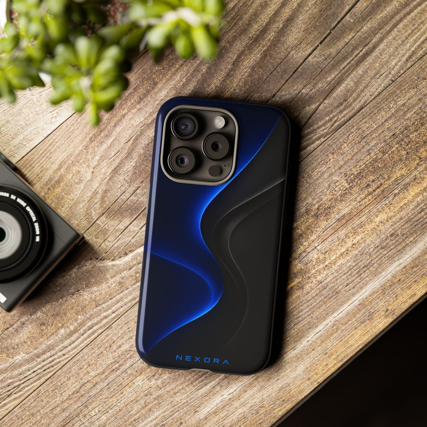 Phone Case — NEXORA Blue Wave Tough Protective Case