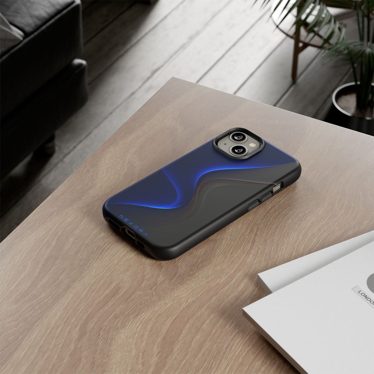 Phone Case — NEXORA Blue Wave Tough Protective Case