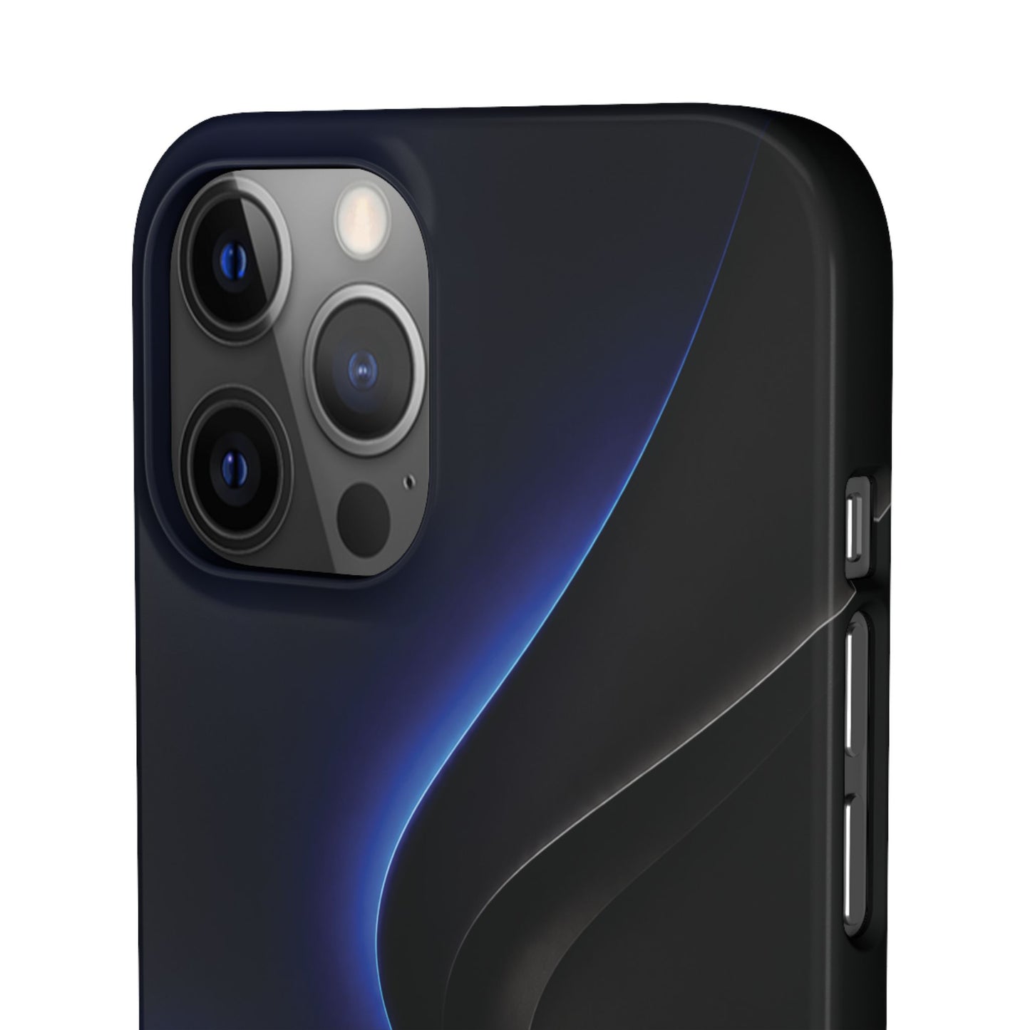 Phone Case — Nexora Blue Wave Matte Snap Case