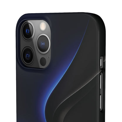 Phone Case — Nexora Blue Wave Matte Snap Case
