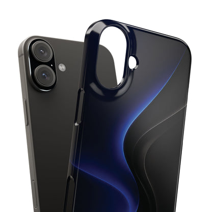Phone Case — Nexora Blue Wave Matte Snap Case