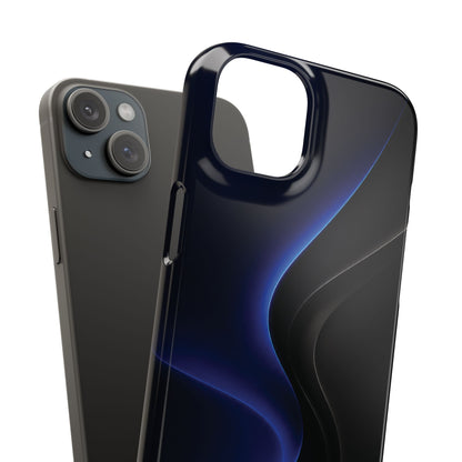 Phone Case — Nexora Blue Wave Matte Snap Case