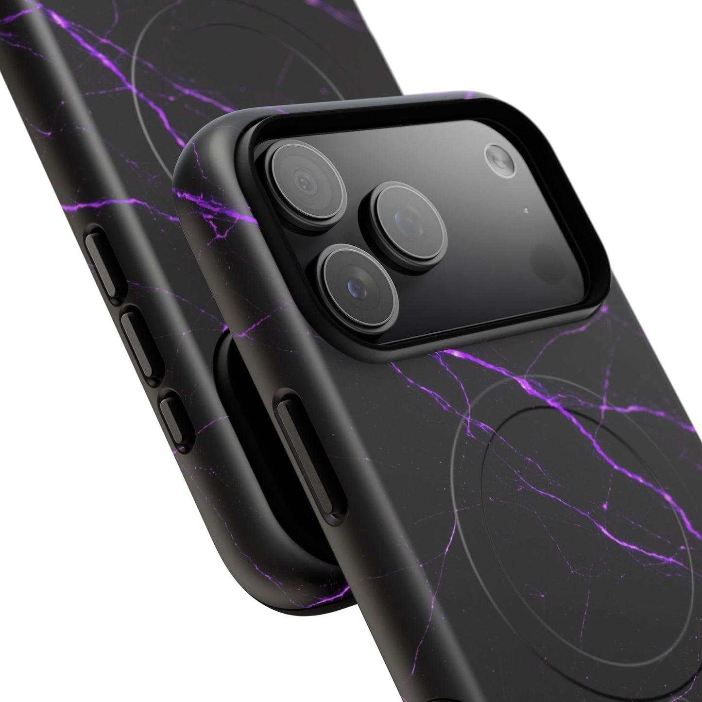 Nexora Purple Marble Magnetic Phone Case