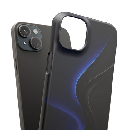 Phone Case — Nexora Blue Wave Matte Snap Case