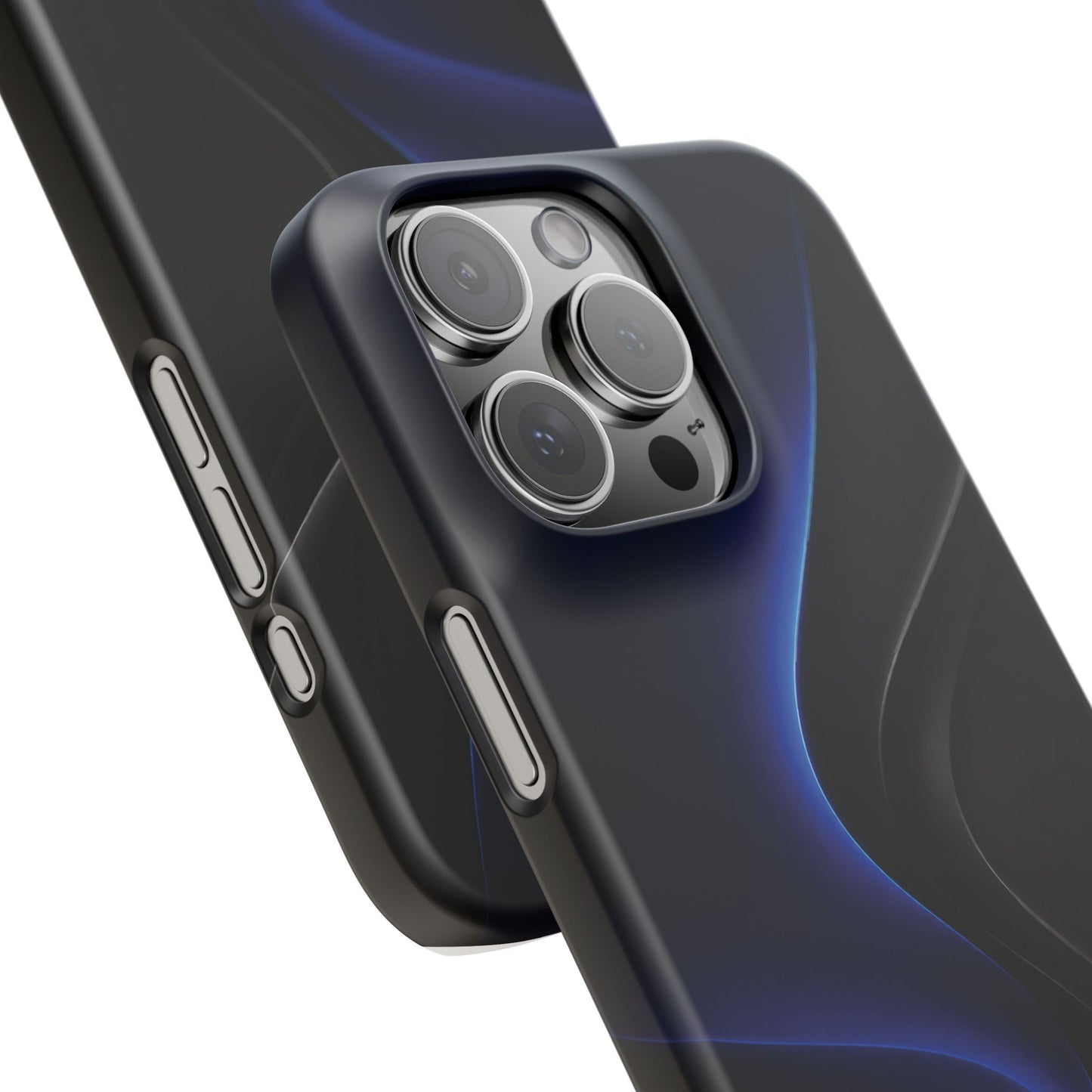 Phone Case — Nexora Blue Wave Matte Snap Case