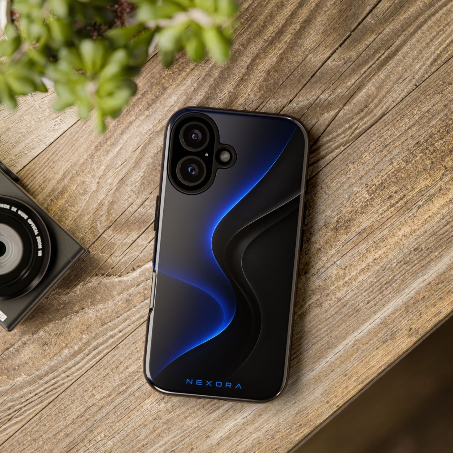 Phone Case — NEXORA Blue Wave Tough Protective Case