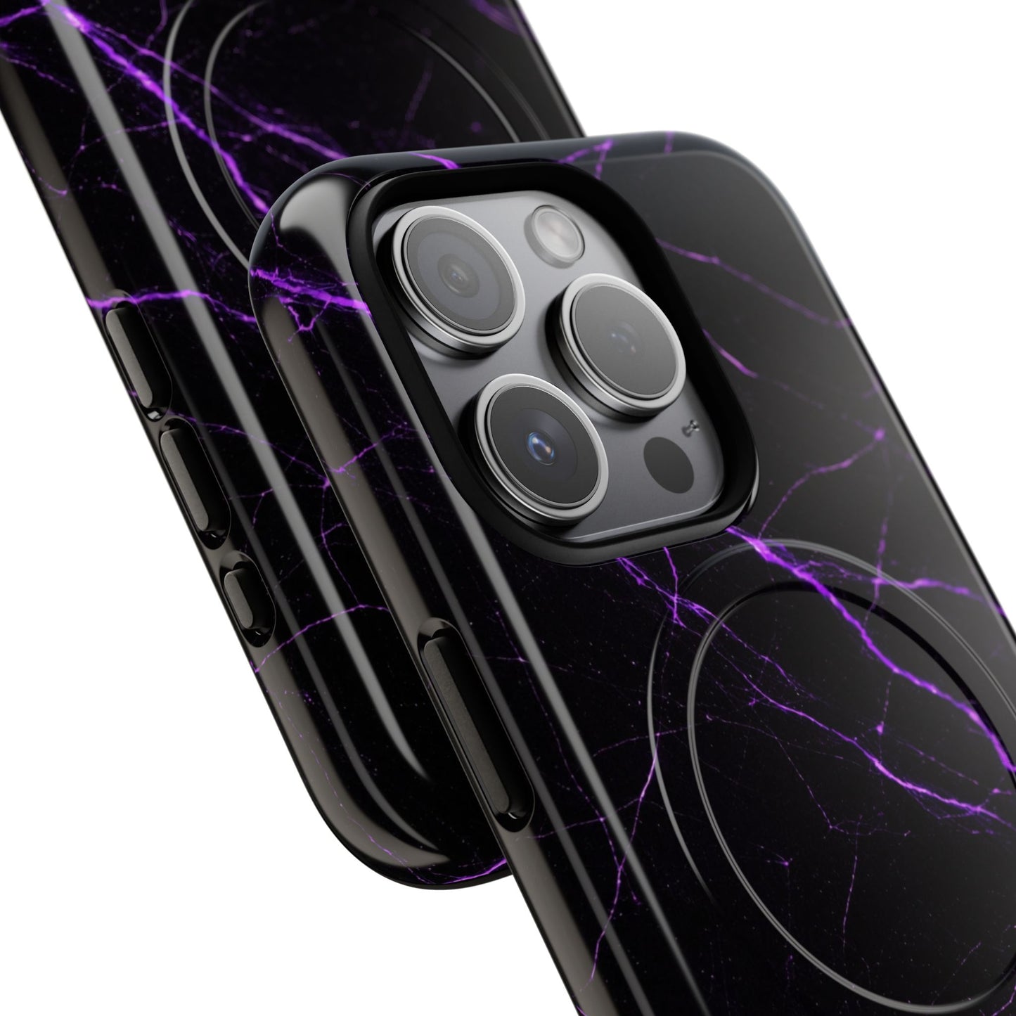 Nexora Purple Marble Magnetic Phone Case