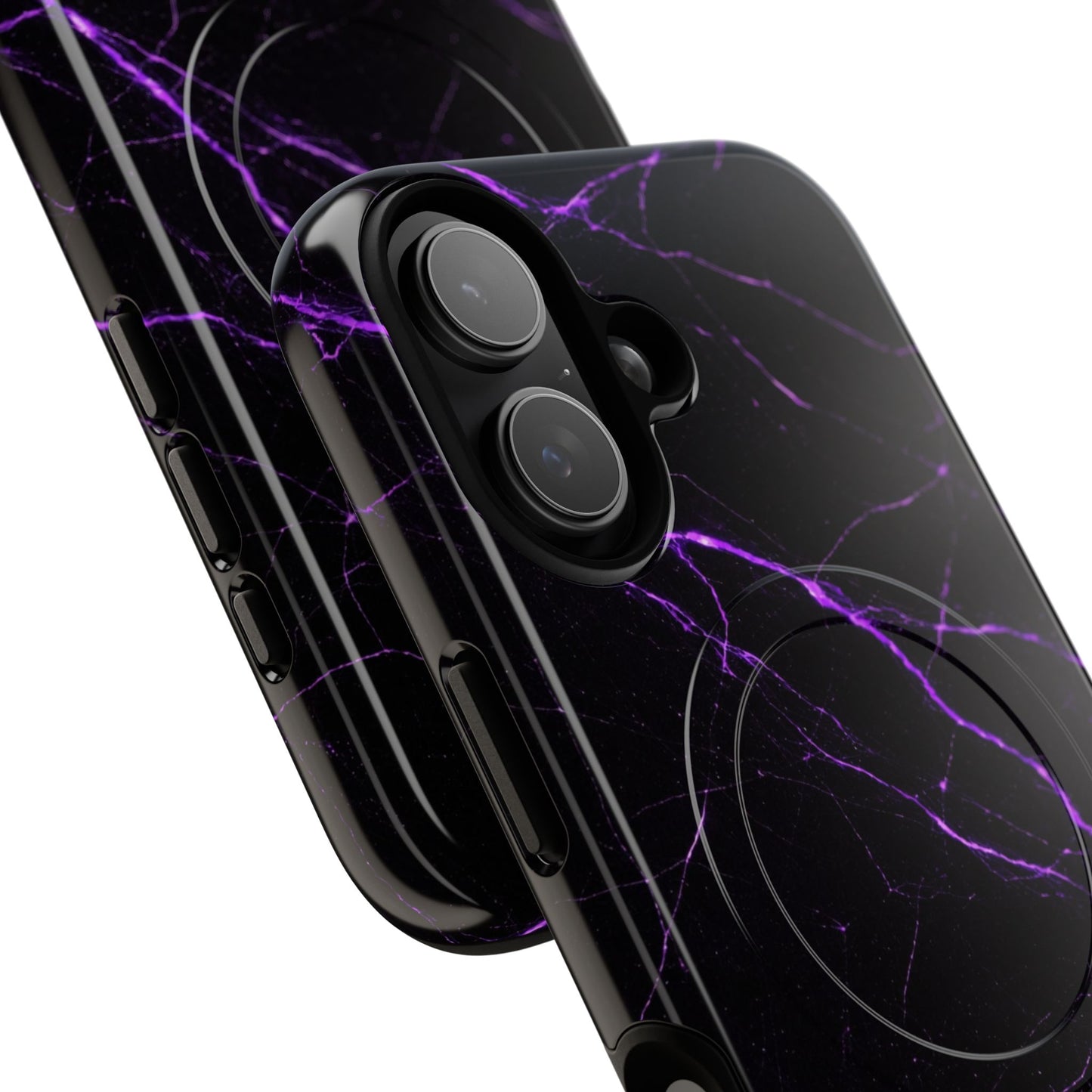 Nexora Purple Marble Magnetic Phone Case