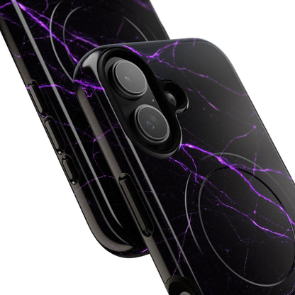 Nexora Purple Marble Magnetic Phone Case