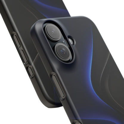 Phone Case — Nexora Blue Wave Matte Snap Case