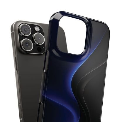 Phone Case — Nexora Blue Wave Matte Snap Case