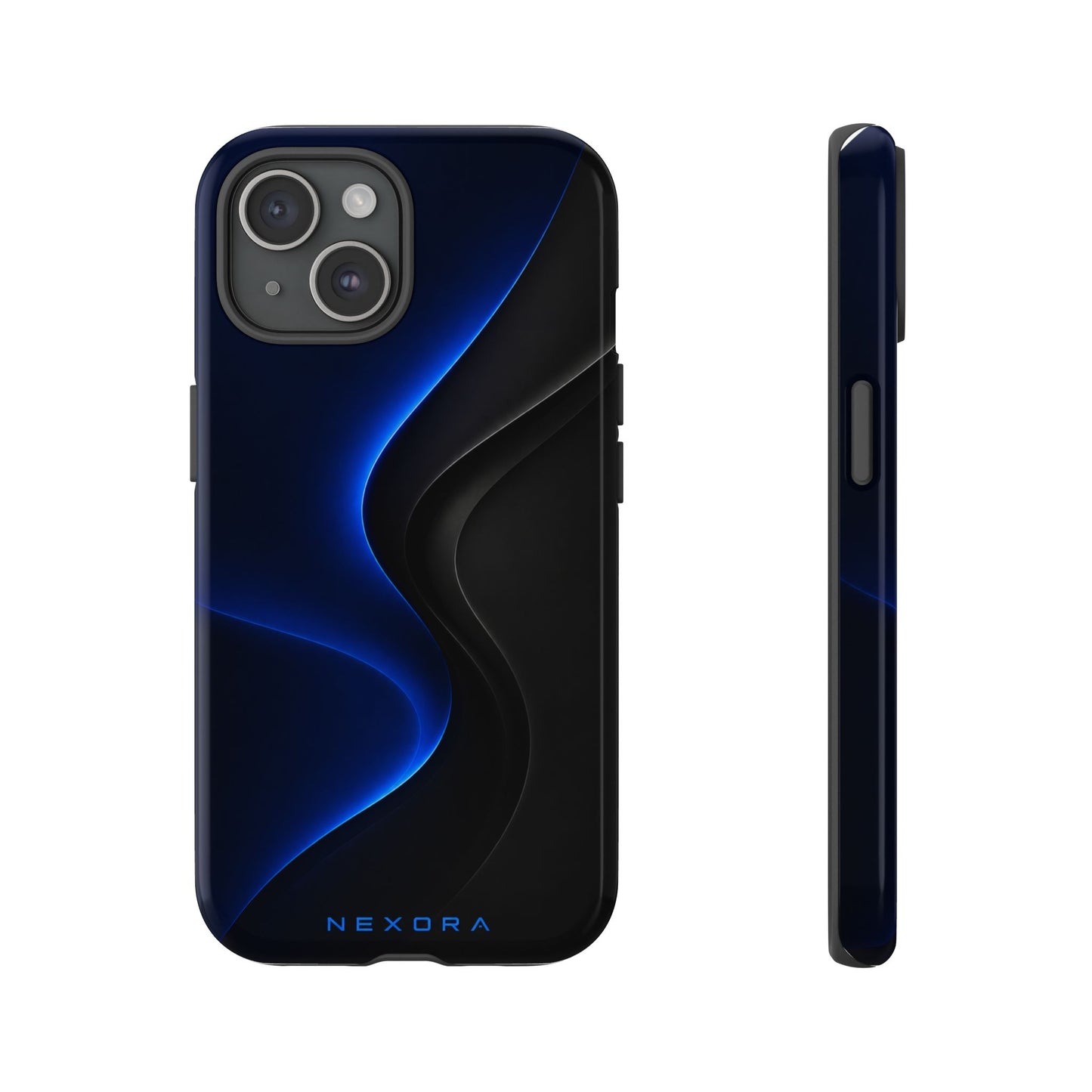 Phone Case — NEXORA Blue Wave Tough Protective Case