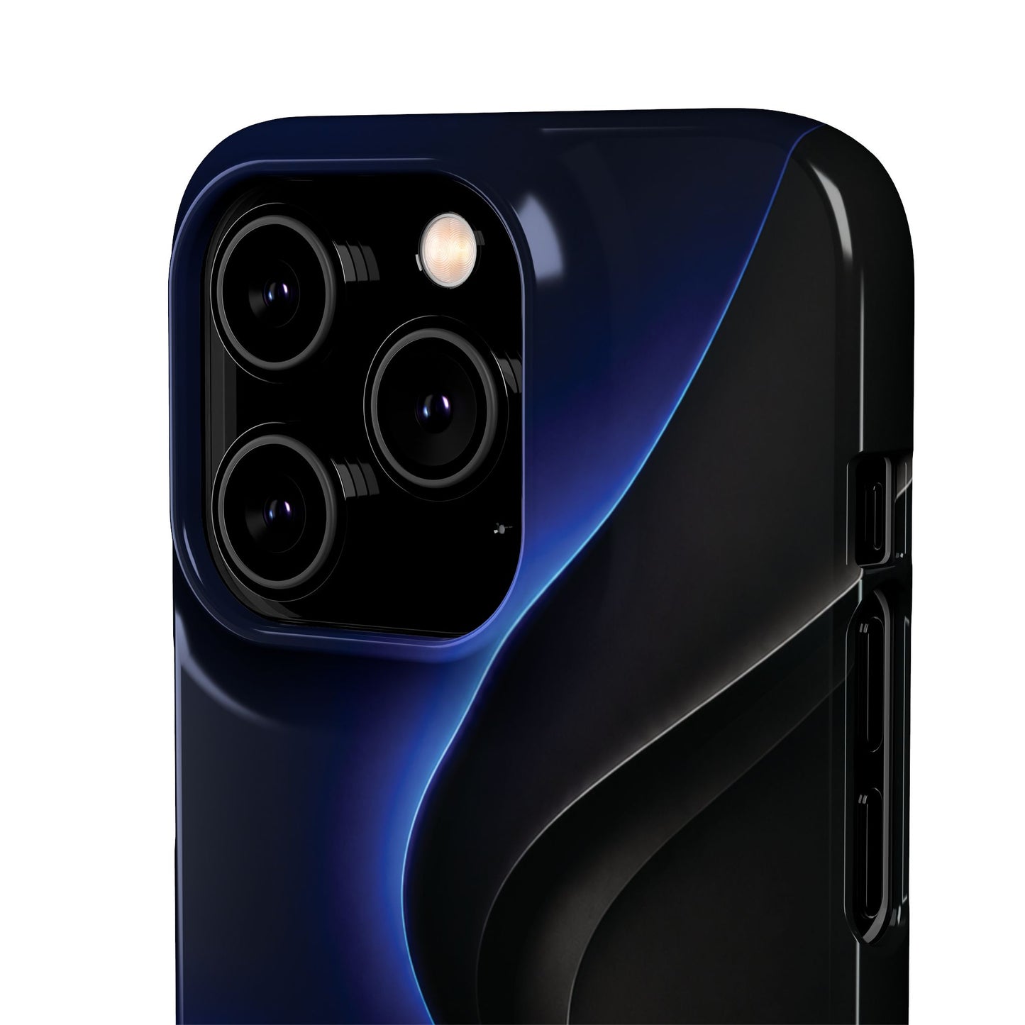 Phone Case — Nexora Blue Wave Matte Snap Case