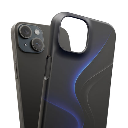 Phone Case — Nexora Blue Wave Matte Snap Case