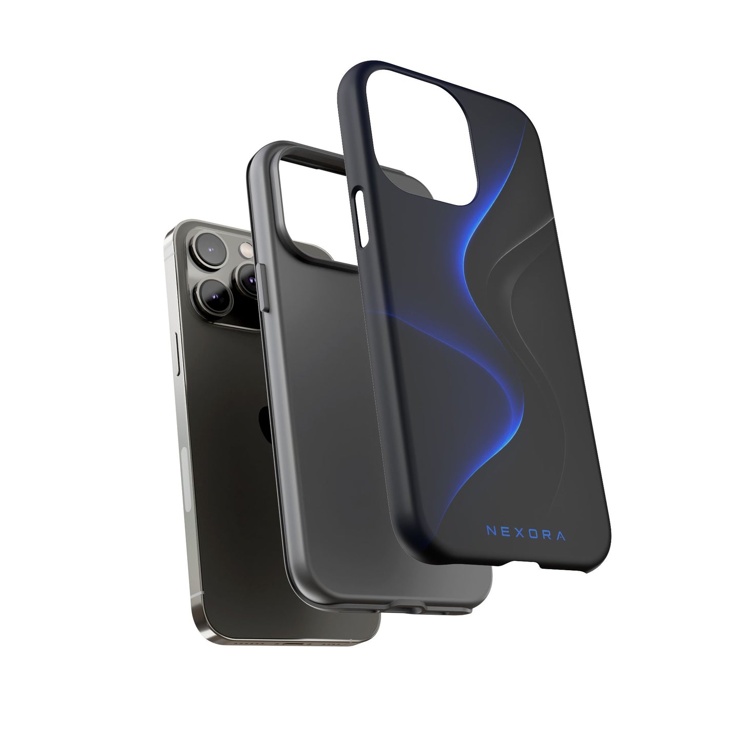 Phone Case — NEXORA Blue Wave Tough Protective Case