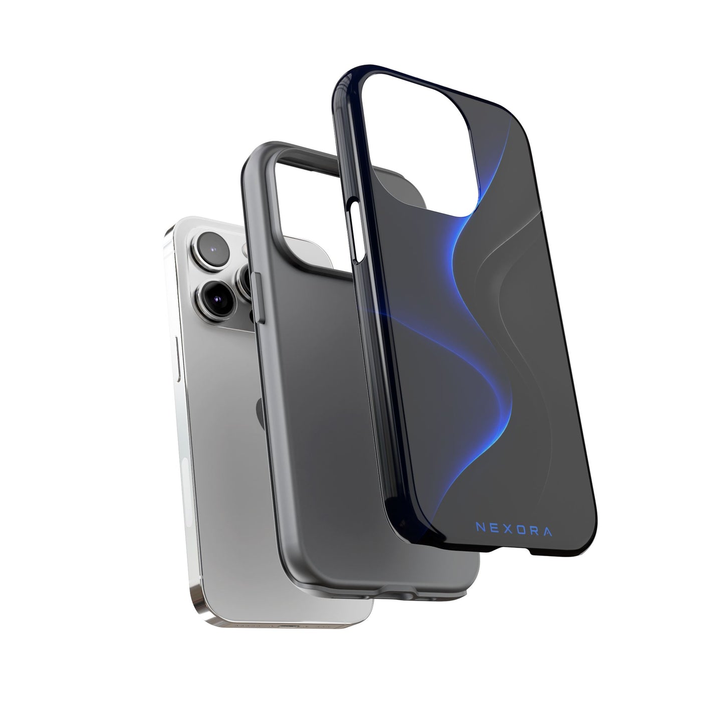 Phone Case — NEXORA Blue Wave Tough Protective Case