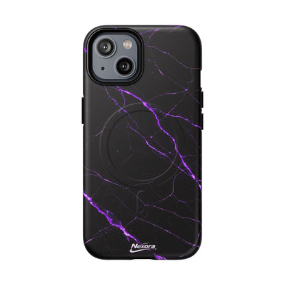 Nexora Purple Marble Magnetic Phone Case