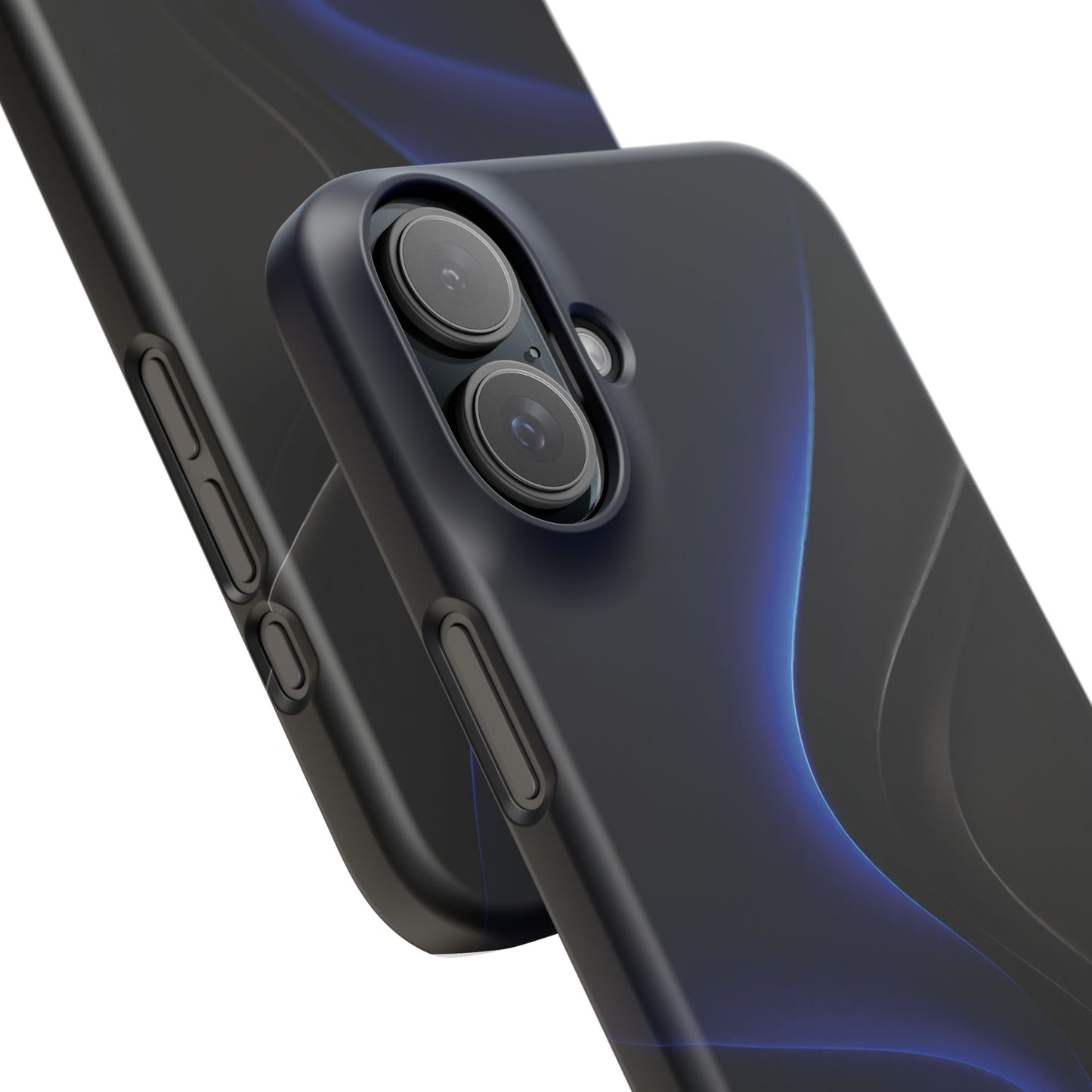 Phone Case — Nexora Blue Wave Matte Snap Case