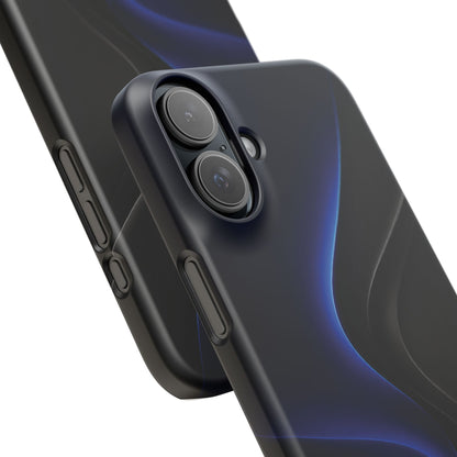 Phone Case — Nexora Blue Wave Matte Snap Case