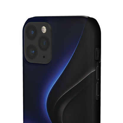 Phone Case — Nexora Blue Wave Matte Snap Case