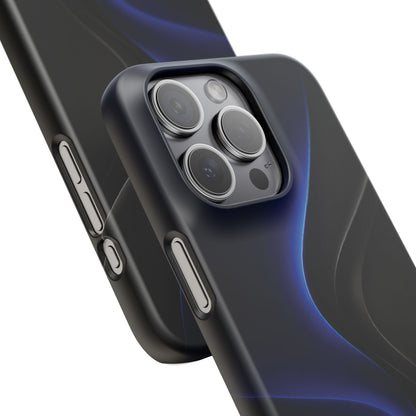 Phone Case — Nexora Blue Wave Matte Snap Case