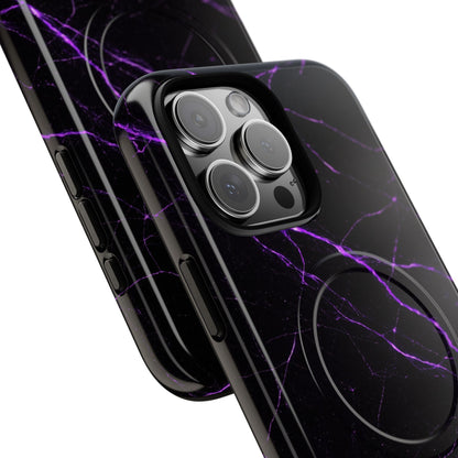 Nexora Purple Marble Magnetic Phone Case