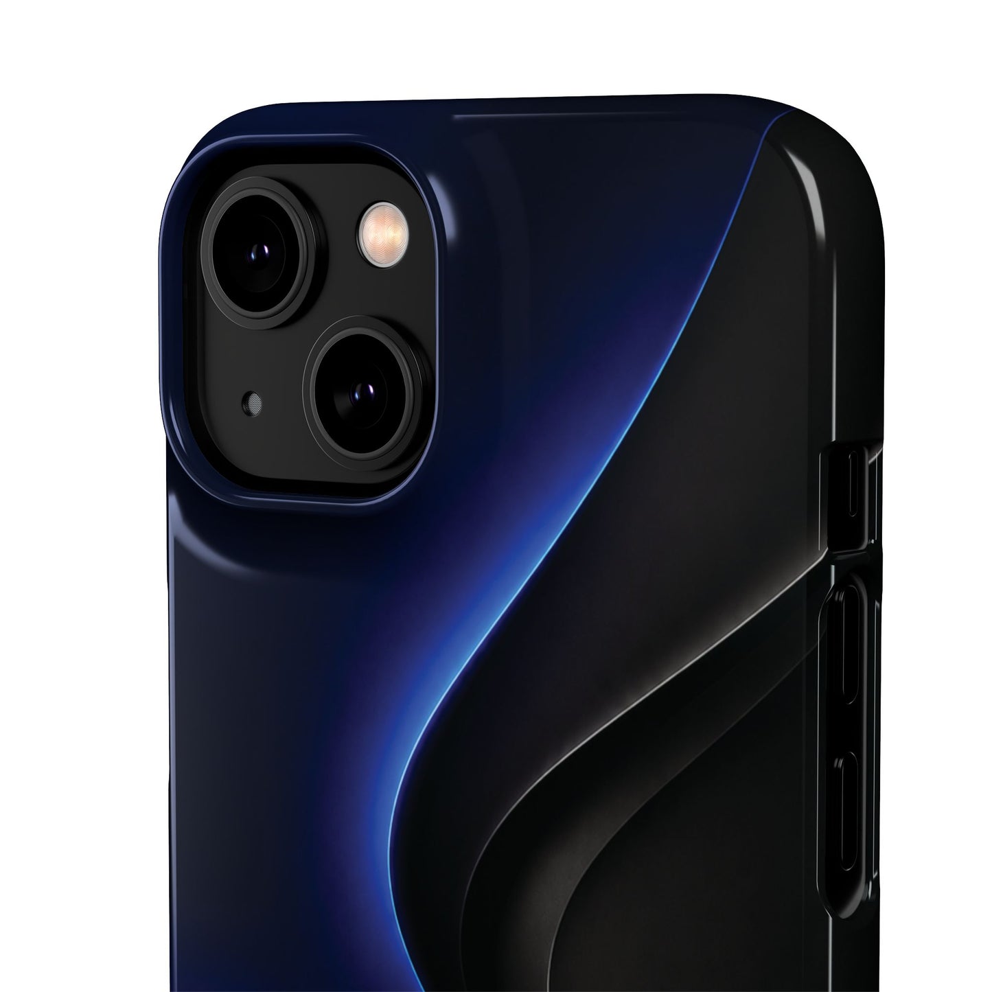 Phone Case — Nexora Blue Wave Matte Snap Case
