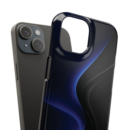 Phone Case — Nexora Blue Wave Matte Snap Case