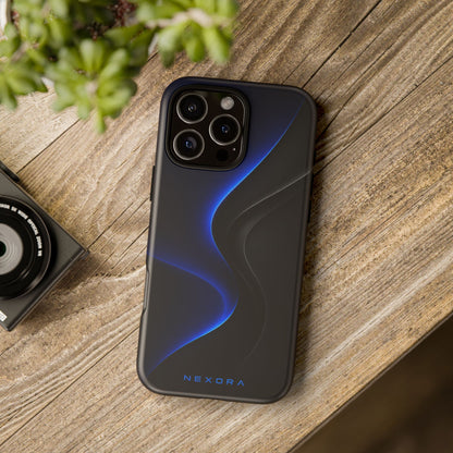 Phone Case — NEXORA Blue Wave Tough Protective Case