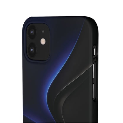 Phone Case — Nexora Blue Wave Matte Snap Case