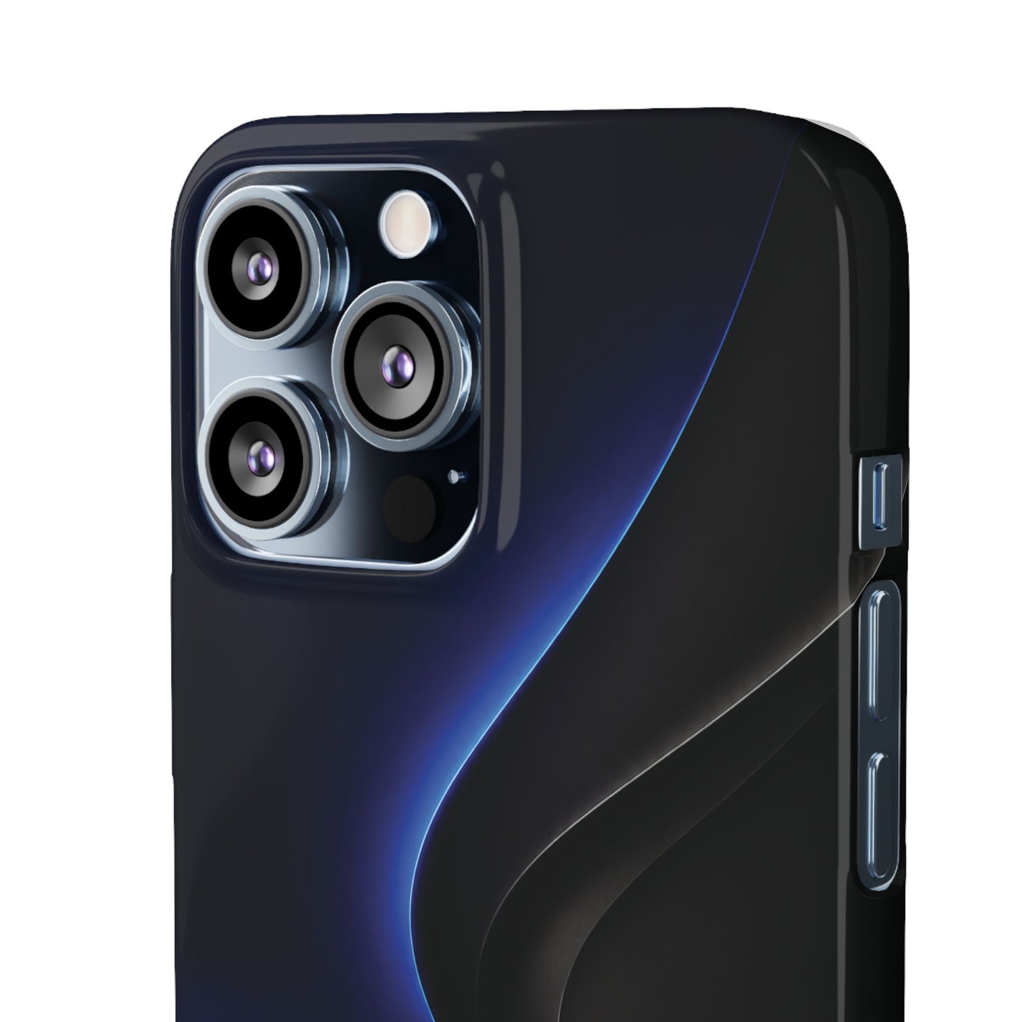 Phone Case — Nexora Blue Wave Matte Snap Case