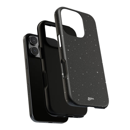 Nexora Galaxy Tough Phone Case — Black Stardust Protective Case