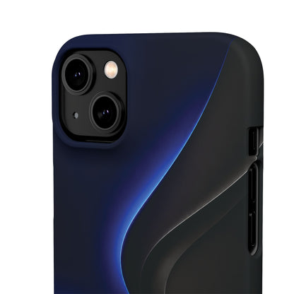 Phone Case — Nexora Blue Wave Matte Snap Case