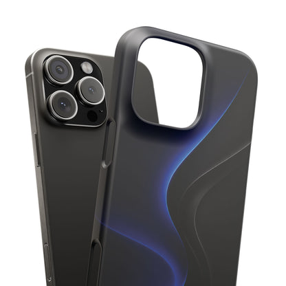 Phone Case — Nexora Blue Wave Matte Snap Case